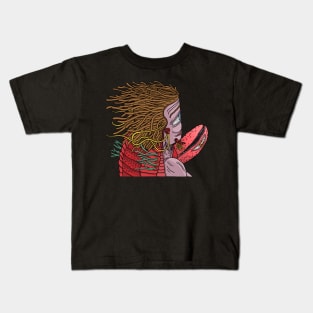 Over Shoulder Lobster PM Kids T-Shirt